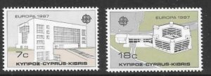 CYPRUS SG704/5 1987 EUROPA MNH 