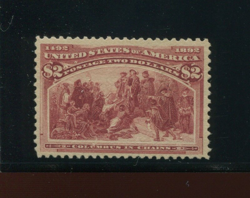 242 Columbian Exposition Issue  $2 Value Unused Stamp (242 A1)