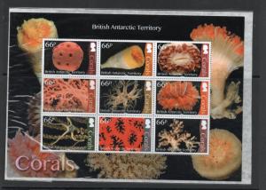 BAT Coral Sheetlet 2017 superb MNH condition.