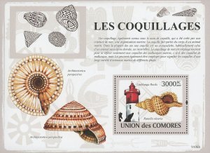 Seashell Shell Lighthouse Souvenir Sheet Mint NH MNH