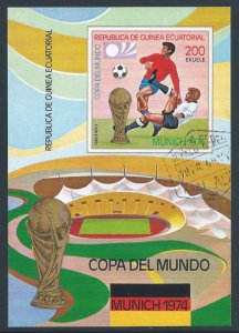 Equatorial Guinea #7432 Used World Cup Soccer Munich - Final Matches - Imperf...