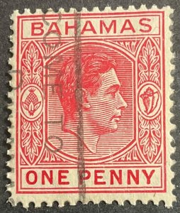 Bahamas #101 Used Single George VI L23