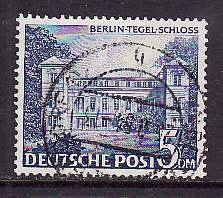 Germany-Sc#9N60- id10-used-5M Tegel Castle-1949-