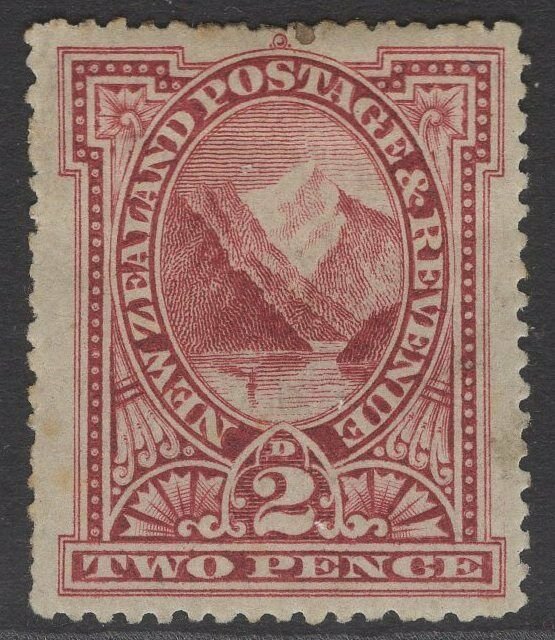 NEW ZEALAND SG248 1898 2d LAKE MTD MINT