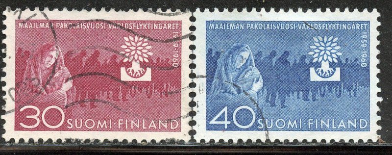 Finland # 363-4,  Used.