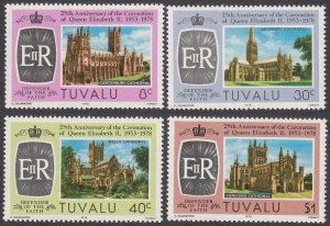 Tuvalu 81-84 MNH CV $1.00