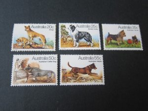 Australia 1980 Sc 727-31 set MNH