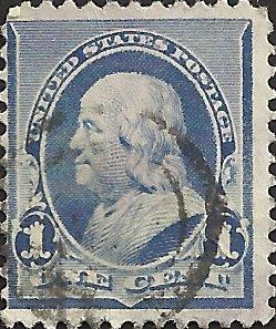 # 219 DULL BLUE USED BEN FRANKLIN SCV-0.75