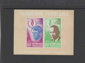 TOGO #C103a 1969 RFK & MARTIN LUTHER KING MINT VF NH O.G IMP. S/S