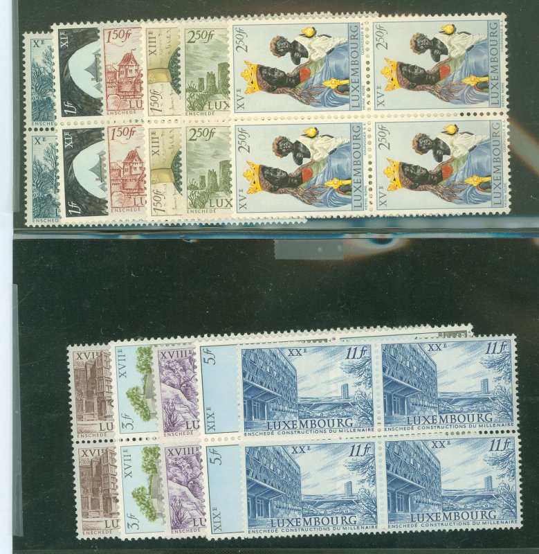Luxembourg #389-99 Mint (NH) Multiple