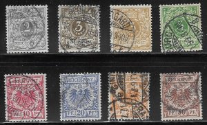 Germany Sc.# 45 / 51 used 2 shades 3pf L6