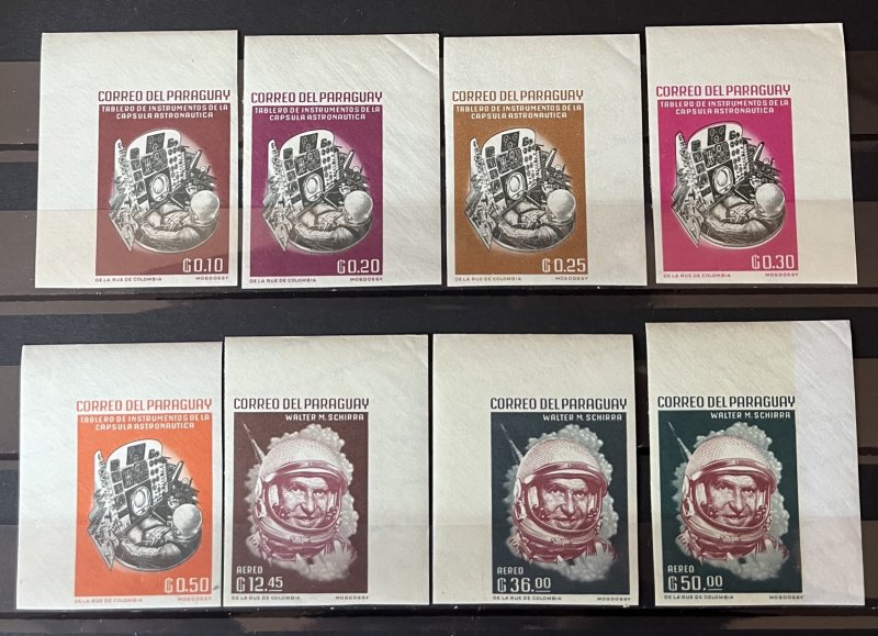 Paraguay #744-751 MNH Imp. Set- SCV=$27.00