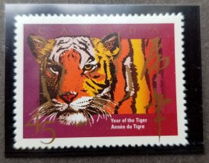 *FREE SHIP Canada Year Of The Tiger 1998 Cat Chinese Zodiac Lunar (stamp) MNH