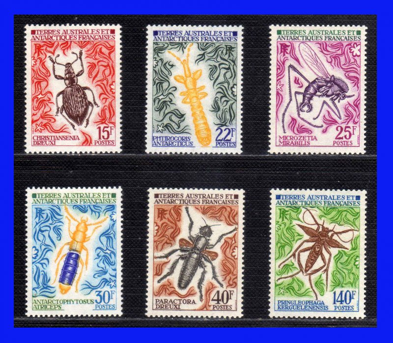 1972 - Francia - TAAF - Scott  46 / 51 - MNH - TAAF- 139