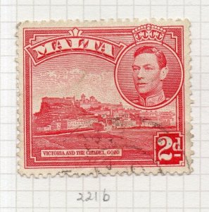 Malta 1938 Issue Fine Used 2d. NW-208432