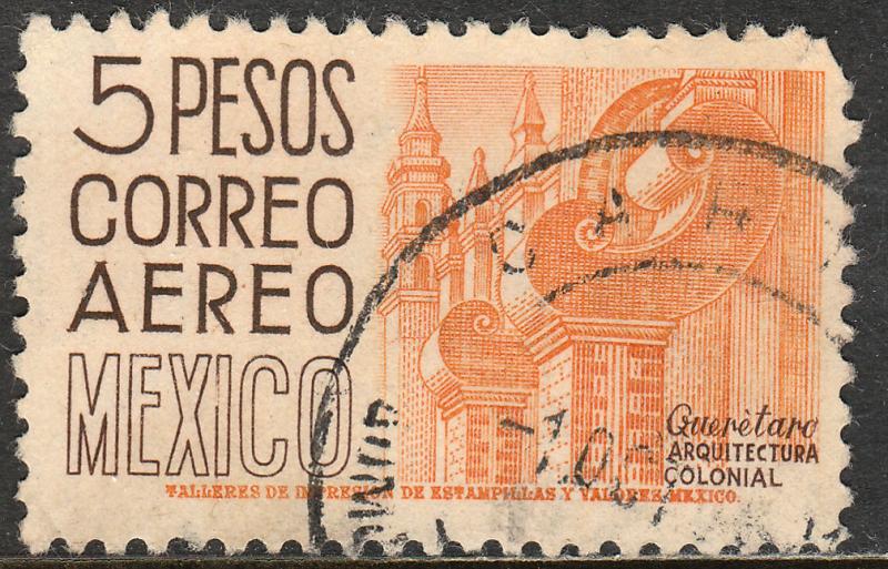 MEXICO C196, $5P 1950 Definitive wmk 279 Used. F-VF. (947)