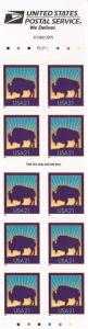 US Stamp - 2001 21c American Buffalo - 10 Stamp Booklet - Scott #3484