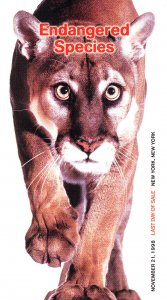 USPS Last Day Ceremony Program #3105m L3 Endangered Species Florida Panther 1998