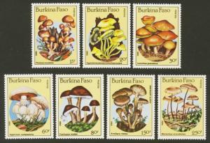 Burkina Faso Sc# 743-9 MNH Mushrooms & Fungi