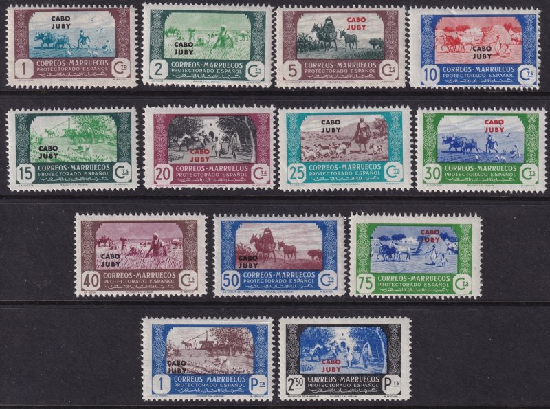 Cape Juby 1944 Sc 106-18 partial set MNH** some gum creasing