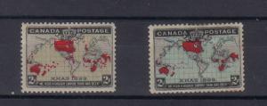 Canada 1898 2 shades mint cv 