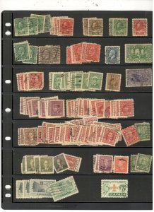 CANADA COLLECTION ON STOCK SHEET MINT/USED