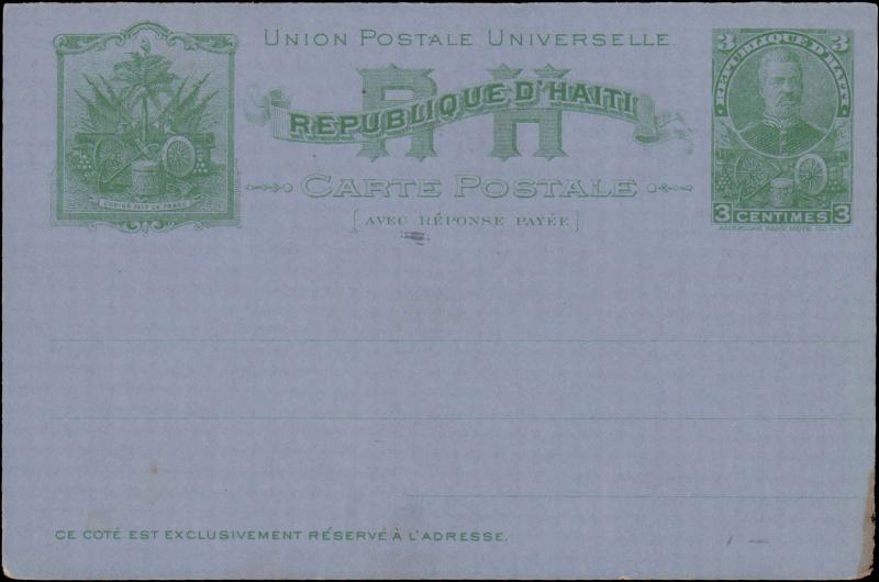 Haiti, Government Postal Card