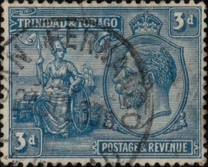 TRINIDAD & TOBAGO 1933  SAN FERNANDO / TRINIDAD  date stamp on SG211 -Ref.830a