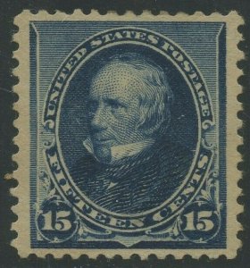 #227 15c 1890 XF OG LH (APP) WITH TINY THIN CV $350+ AU1170