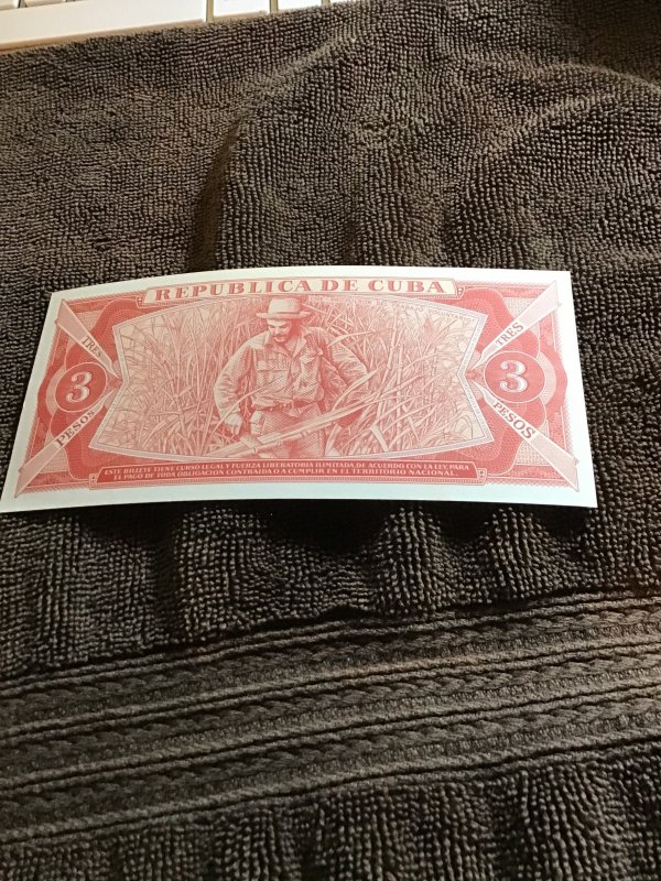 Cuba-1988-3 Pesos-Banco Nacional de Cuba.Che Guevara.CD05-204554-uncir.