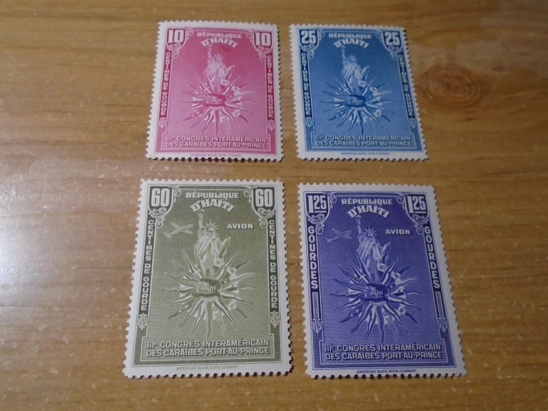 Haiti  #  338-39/ C12-13  MNH   Statue of Liberty