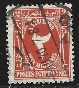 Egypt #J31     used