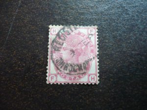 Stamps - Great Britain - Scott# 61 - Plate 21 - Used Part Set of 1 Stamp