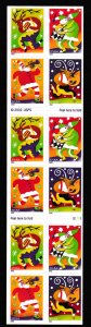 SC# 3824b - (37c) - Music Makers - MNH Never Folded BKLT of 20 Die Cut 11.75x11