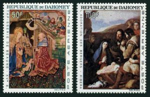 Dahomey C46-C47,MNH.Mi 293-294. Madonna by Alessio Baldovinetti,Beaune tapestry,