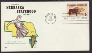 US 1328 Nebraska 1967 Cover Craft U/A FDC