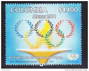 Colombia 2004 Summer Olympics Athens Sc 1228 MNH A2121