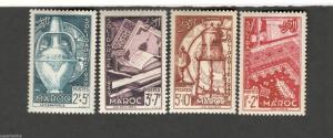 1949 Morocco SCOTT #B44-47 SOLIDARITE MH stamps