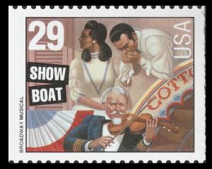 US 2767 Broadway Musicals Show Boat 29c single MNH 1993
