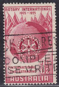 Australia 278 USED 1955 Rotary International Club 3½d