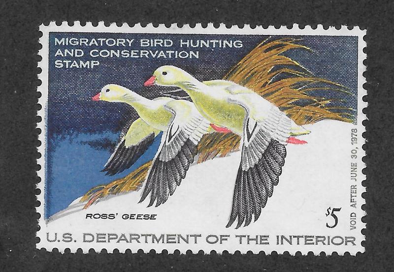 RW44 MNH, Federal Duck Stamp, scv: $15, FREE INSURED SHIPPING