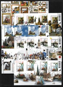 NETHERLANDS - 2006 MOOI NEDERLAND / BEAUTIFUL NETHERLANDS - SET OF 11 SHEETS MNH