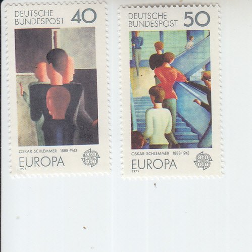 1975 Germany Europa (2)  (Scott 1164-65) MNH