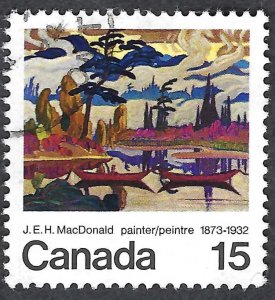 Canada #617 15¢ J. E. H. Macdonald - Mist Fantasy (1973). Used.
