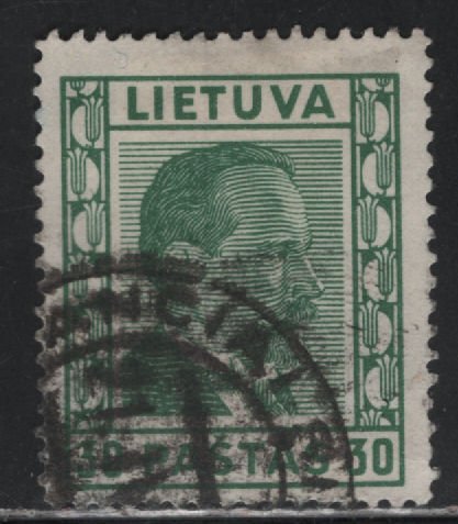 Lithuania 299 President Antanas Smetona 1937