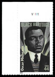 PCBstamps   US #4464 44c Oscar Micheaux, Black Heritage, MNH, (21)