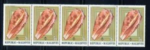 Maldive Islands - 1975 Scott 537 - 5L - mint - Conus pennace