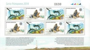 Uruguay 2014 Seals Lighthouse sheetlet MNH