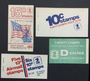 MOMEN: 4 UNEXPLODED COMPLETE BOOKLETS MINT OG NH $ #21033