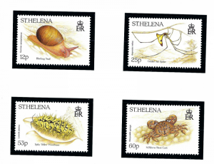 St Helena 655-58 MNH 1995 Invertebrates